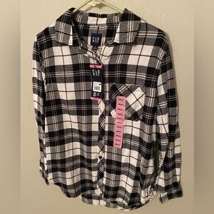 New Gap Women’s Flannel Shirt Small